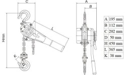 Double lever block 3.0t