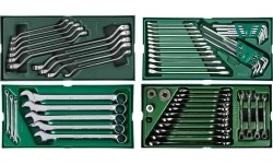 Roller cabinet with tool set trays, 300pcs.