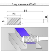 Cylindrical cutter (A) - 16