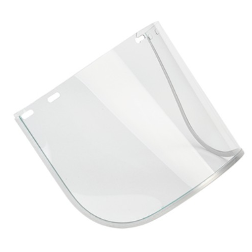 Face shield, transparent - YRA aliuminio kraštelis