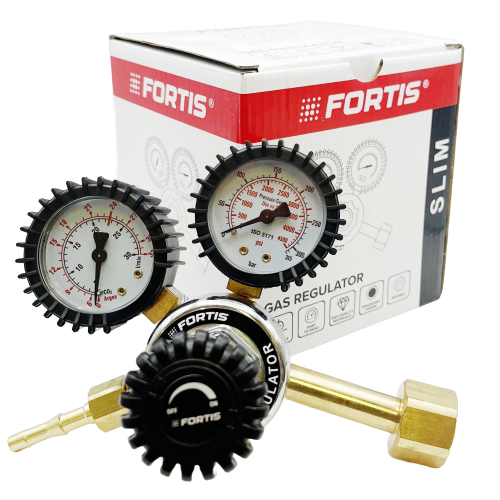 Gas regulator FORTIS® SLIM CO₂/Argon (EURO nut W21.8)