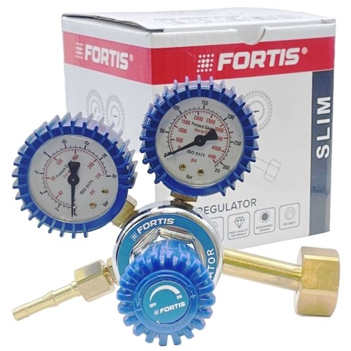 Gas regulator FORTIS® SLIM TLEN/Oxygen 3/4 nut