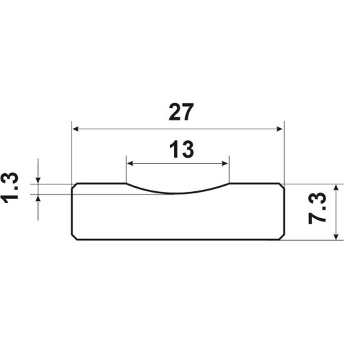 Arc self-adhesive ceramic washer WT-403 grade II