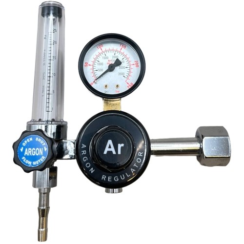 Gas regulator FORTIS® CO₂/Argon with rotameter (EURO nut)