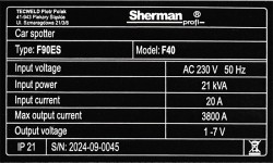 Car Spotter F40 230V sheet metal repair welder