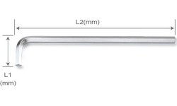 Šešiakampių žvaigždučių raktas, 14x70x294mm