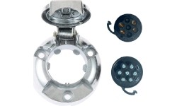 7pin metal socket, round