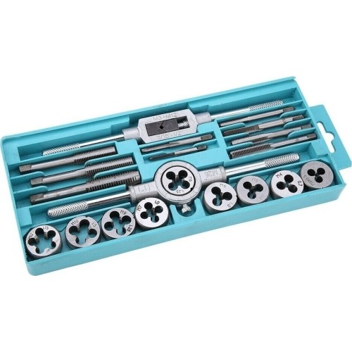 Taps and dies set 20pcs. M3-M12