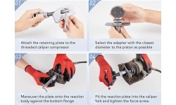 Stabdžių cilindrų suspaudėjas rankinis (kairinis ir dešininis sriegis) 21vnt.