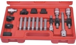 Alternator freewheel pulley removal set 18pcs.