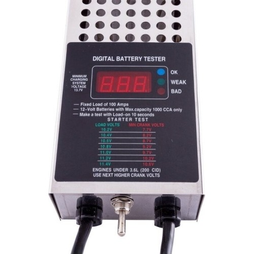 Akumuliatoriaus baterijos testeris skaitmeninis 12V