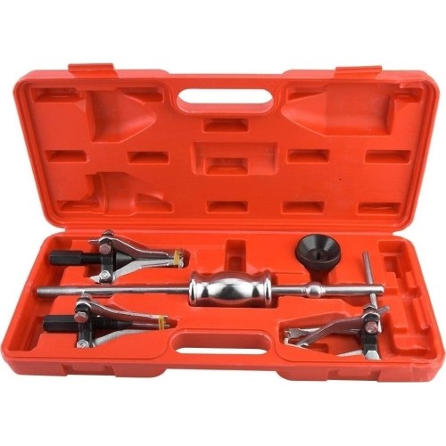 Internal and external puller set with sliding hammer