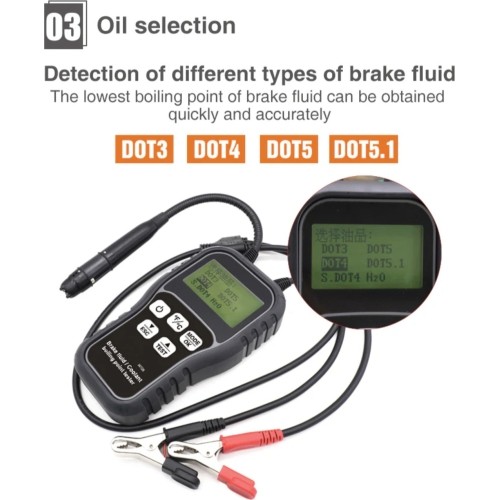 Brake fluid / coolant boiling point tester
