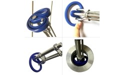 Hydraulic cylinder seal ring instanlation clamp tool set 3pcs