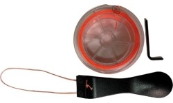 Klijuojamų svarelių nuėmiklis su virvute