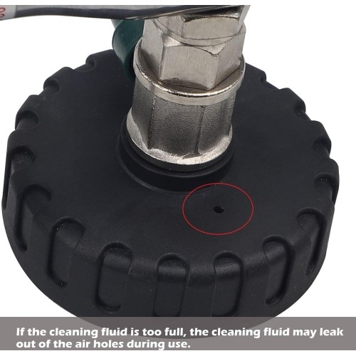 Praplovimo pistoletas (muilui antgaliu) su bakeliu