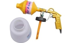 Praplovimo pistoletas (muilui antgaliu) su bakeliu