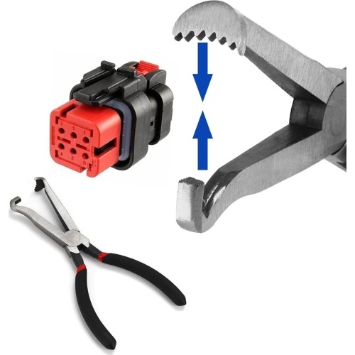 Electrical connector disconnect pliers 205mm