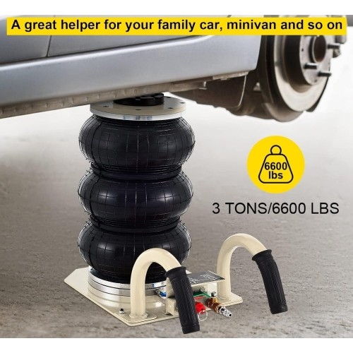 Air jack 3t (3 air bags) with short handle