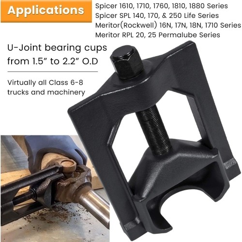 Heavy duty universal joint puller U-joint