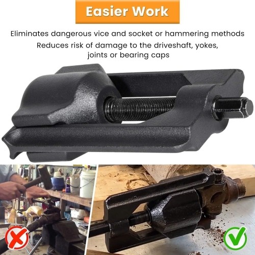 Heavy duty universal joint puller U-joint