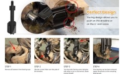 Heavy duty universal joint puller U-joint