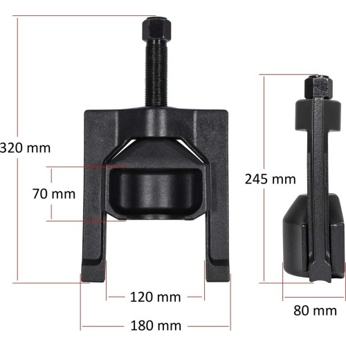 Heavy duty universal joint puller U-joint