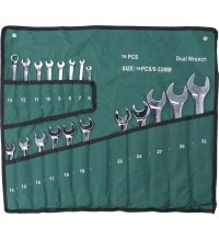 Veržliarakčių kombinuotų rinkinys 19vnt. (6-32mm)