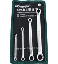 Veržliarakčių rinkinys E-torx 4vnt.