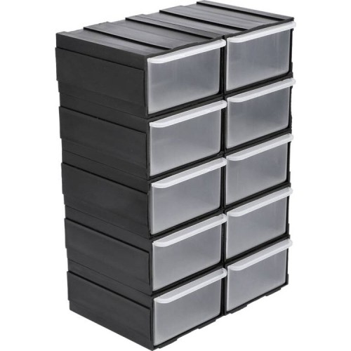 Spintelė smulkmenoms (10-ies stalčių) 225x155x100mm