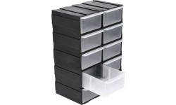 Spintelė smulkmenoms (10-ies stalčių) 225x155x100mm