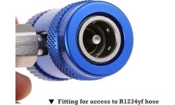 AC R1234yf quick coupler 1/4'' male port high/low 2pcs