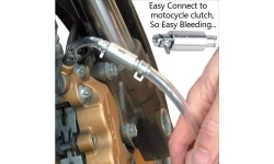 Brake bleeder one-way valve