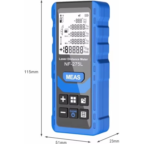 Laser range finder distance meter (green) 0-60m