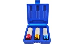 1/2'' Prailgingtų smūginių galvučių rato raktams rinkinys 3vnt.