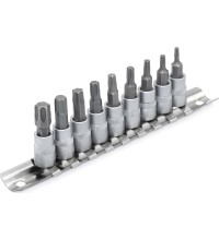 3/8'' TORX bit sockets set 9pcs T-10-T-60