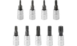 3/8'' TORX bit sockets set 9pcs T-10-T-60