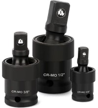 1/4" + 3/8" + 1/2" Dr. Impact universal joint set 3pcs.
