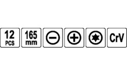 Precision screwdriver and hook set 12pcs