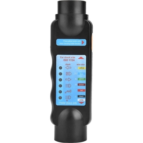 Testeris rozetės priekabai 12V 7POL