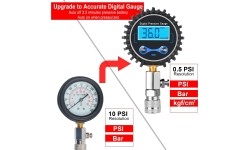 Kompresijos matuoklio benzininiam varikliui rinkinys 8vnt. (skaitmeninis)