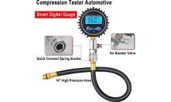 Kompresijos matuoklio benzininiam varikliui rinkinys 8vnt. (skaitmeninis)