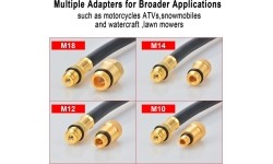 Kompresijos matuoklio benzininiam varikliui rinkinys 8vnt. (skaitmeninis)