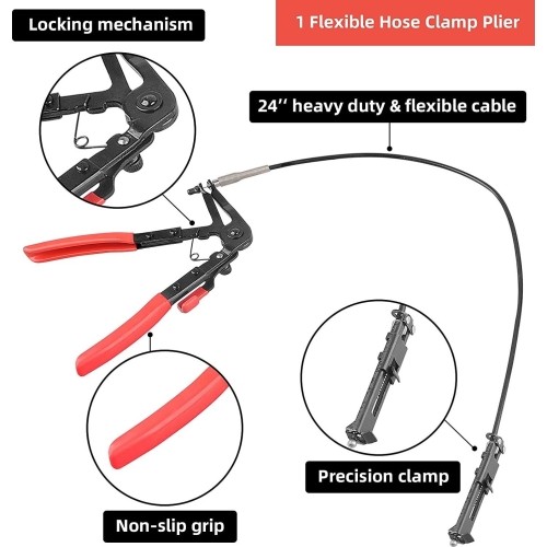 Hose clamp pliers set 9pcs