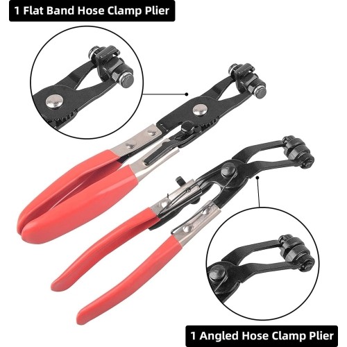 Hose clamp pliers set 9pcs