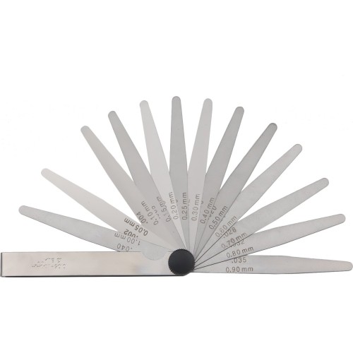 Feeler gauges set 13 leaves 0.05mm-1.0mm