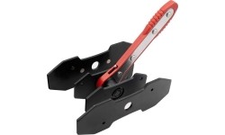 Stabdžių cilindrų suspaudėjas su terkšle