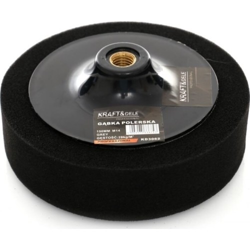 Polishing sponge 150mm 28kg / m3 (black)