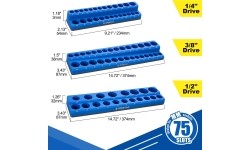 Magnetic tray socket holder Metric set (3pcs)