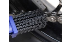 Šepetys motociklų grandinėms valyti